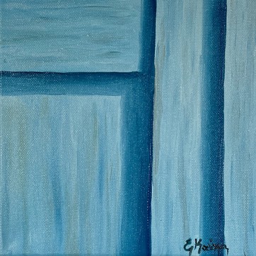 x14 IL VUOTO 30x30 2023 Olio su tela Una grossa serratura nelle casette.jpg